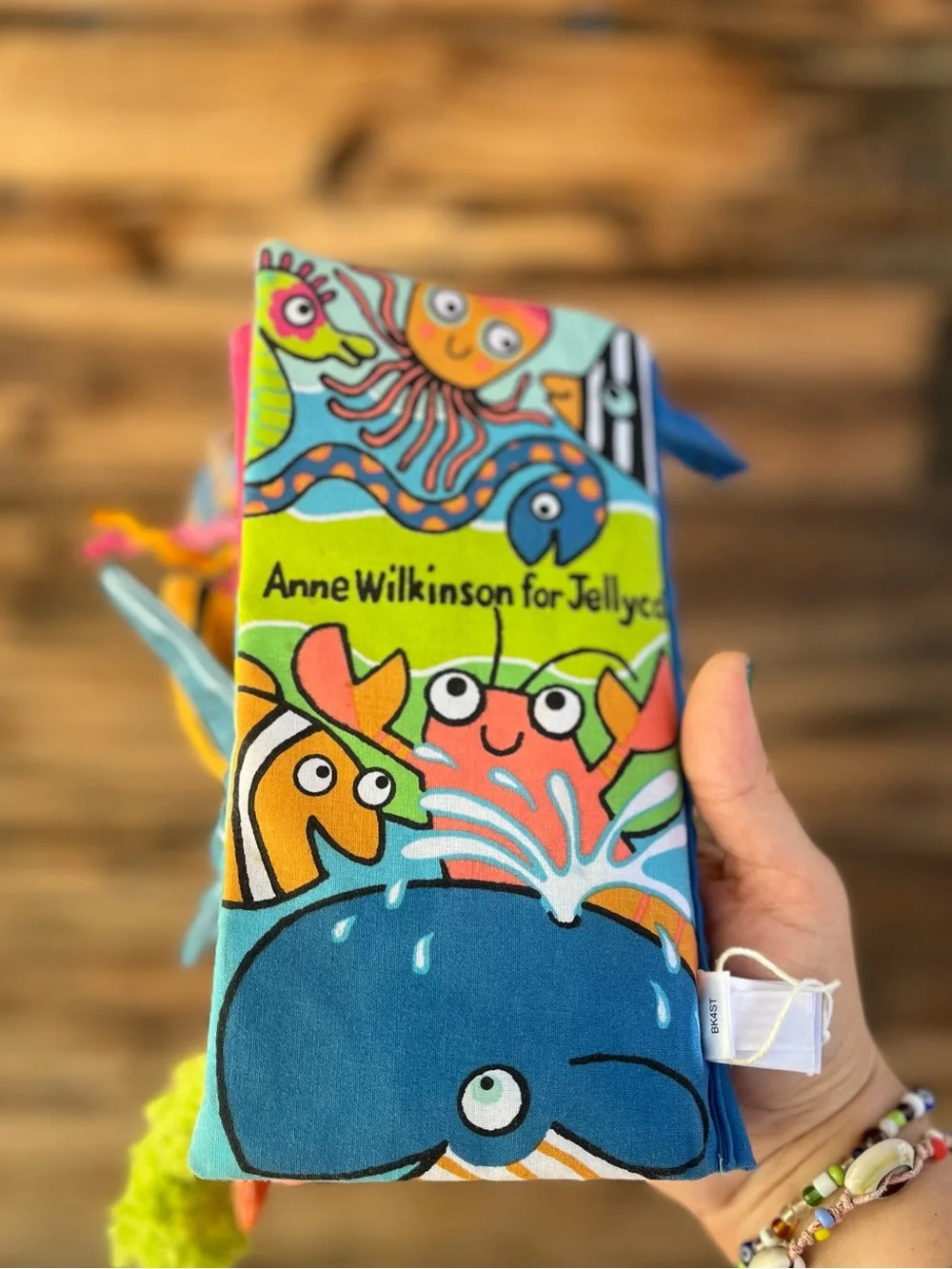 JELLYCAT | “Sea Tails” Colorful Baby Cloth Book